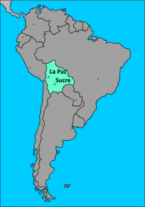Bolivia en Sudamérica