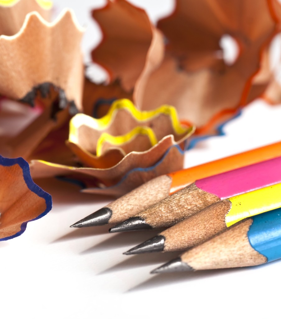 Crayons bien taillés