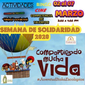 Actividades de la semana en Caracas